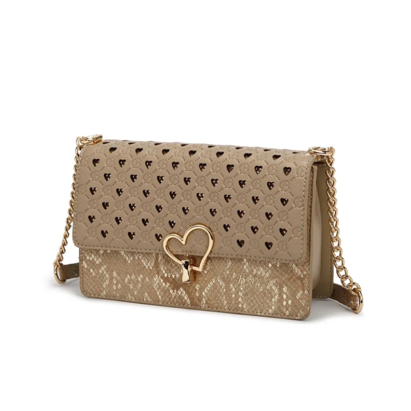 Brangio Heart Clasp Small Crossbody