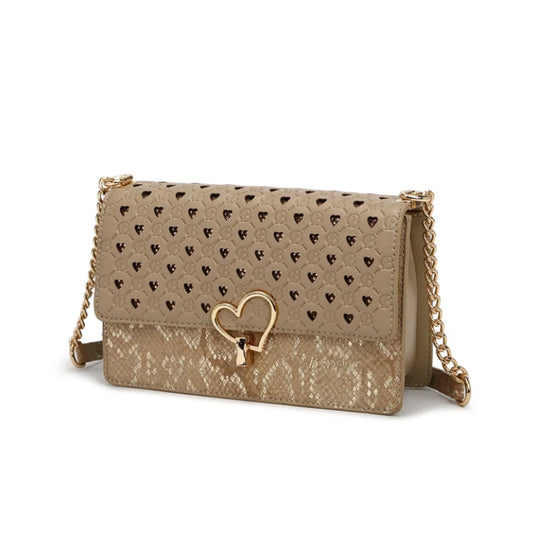 Brangio Heart Clasp Small Crossbody