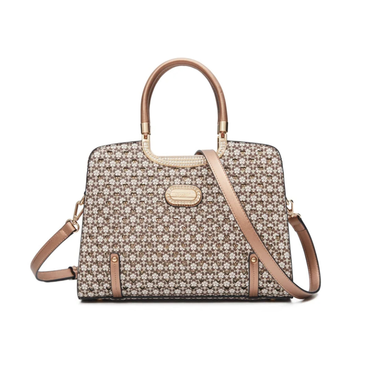 Brangio Floral Pattern Handbag